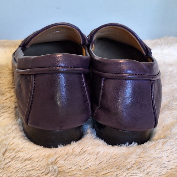 Robert Zur Purple Leather Loafers - 6.5 - Picture 4 of 10